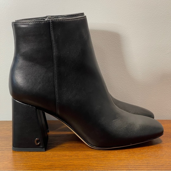 NWT | Circus by Sam Edelman Kate Bootie Ankle Boot Black Napa Leather - Picture 7 of 16